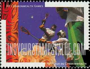 FindYourStampsValue: XV Commonwealth Games, Victoria: Lacrosse