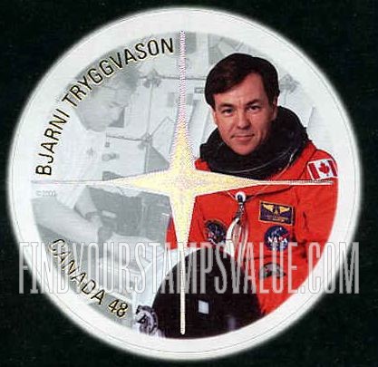 FindYourStampsValue: Canadian Astronauts: Bjarni Tryggvason