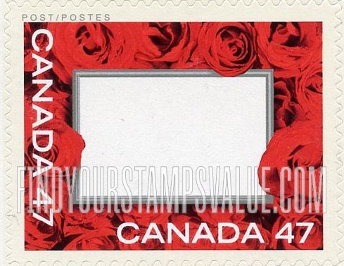 FindYourStampsValue: Frame Type of 2000: Love (roses)