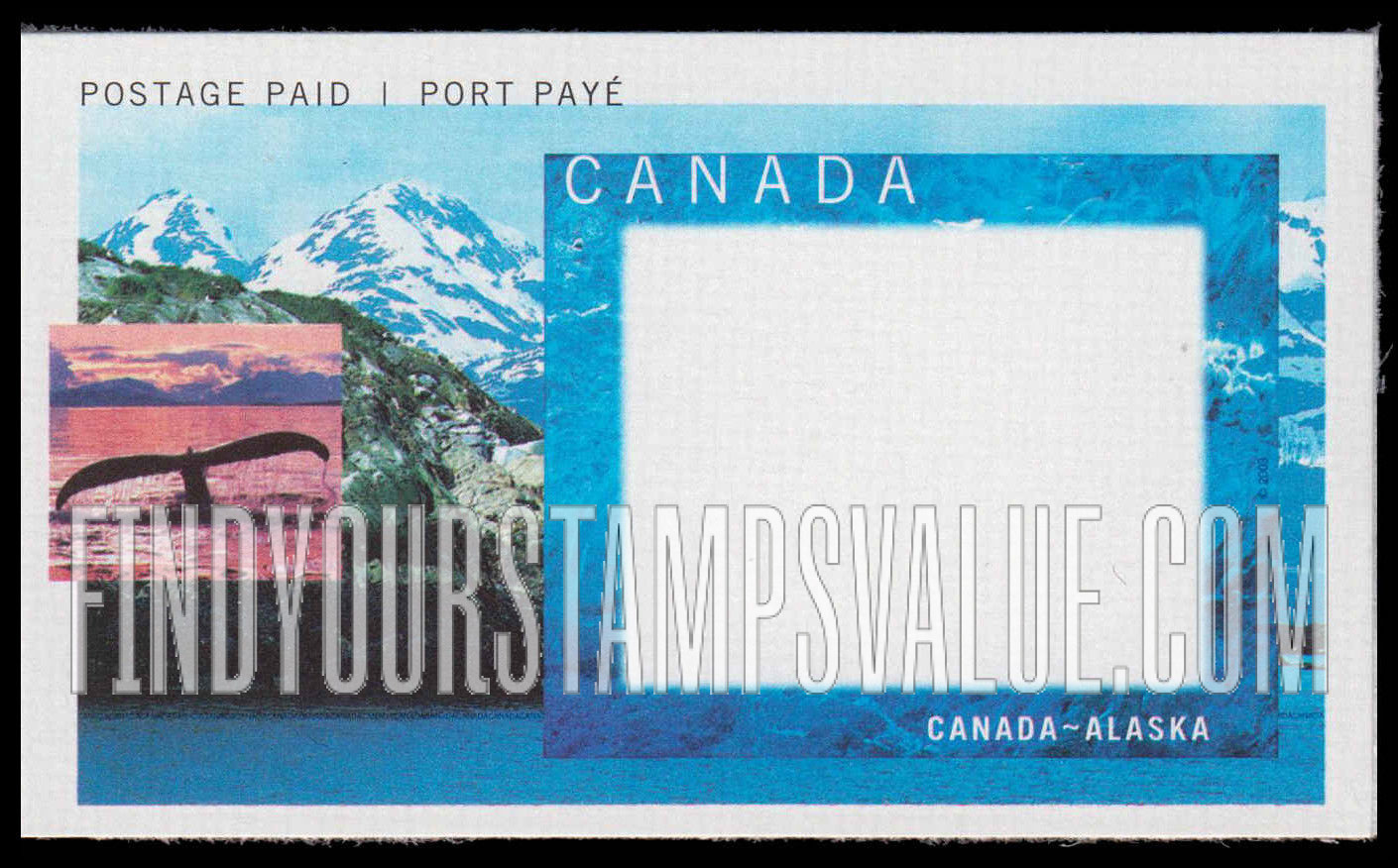 FindYourStampsValue: Canada-Alaska Cruise Scenes: Whale’s tail