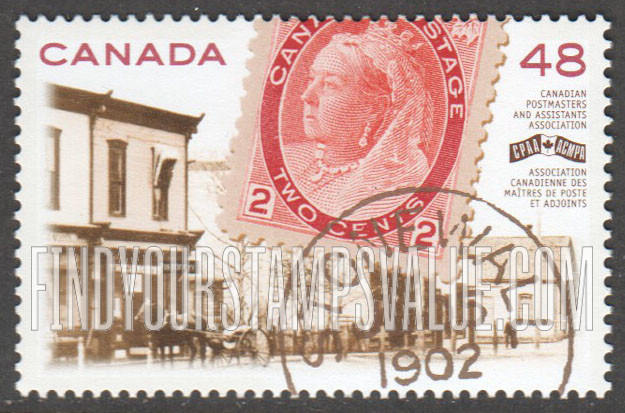 FindYourStampsValue: Canadian Postmasters and Assistants Association, Centennial