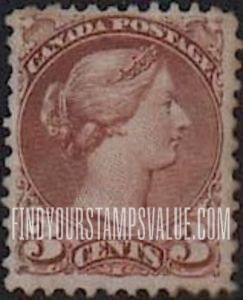 FindYourStampsValue: Montreal and Ottawa Printings: Queen Victoria