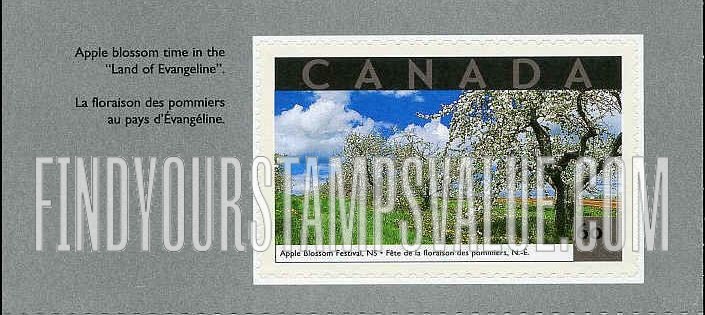 FindYourStampsValue: Tourist Attractions: Apple Blossom Festival, Nova Scotia