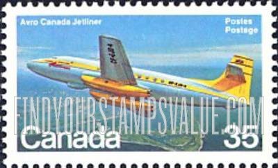 FindYourStampsValue: Avro Canada C-102