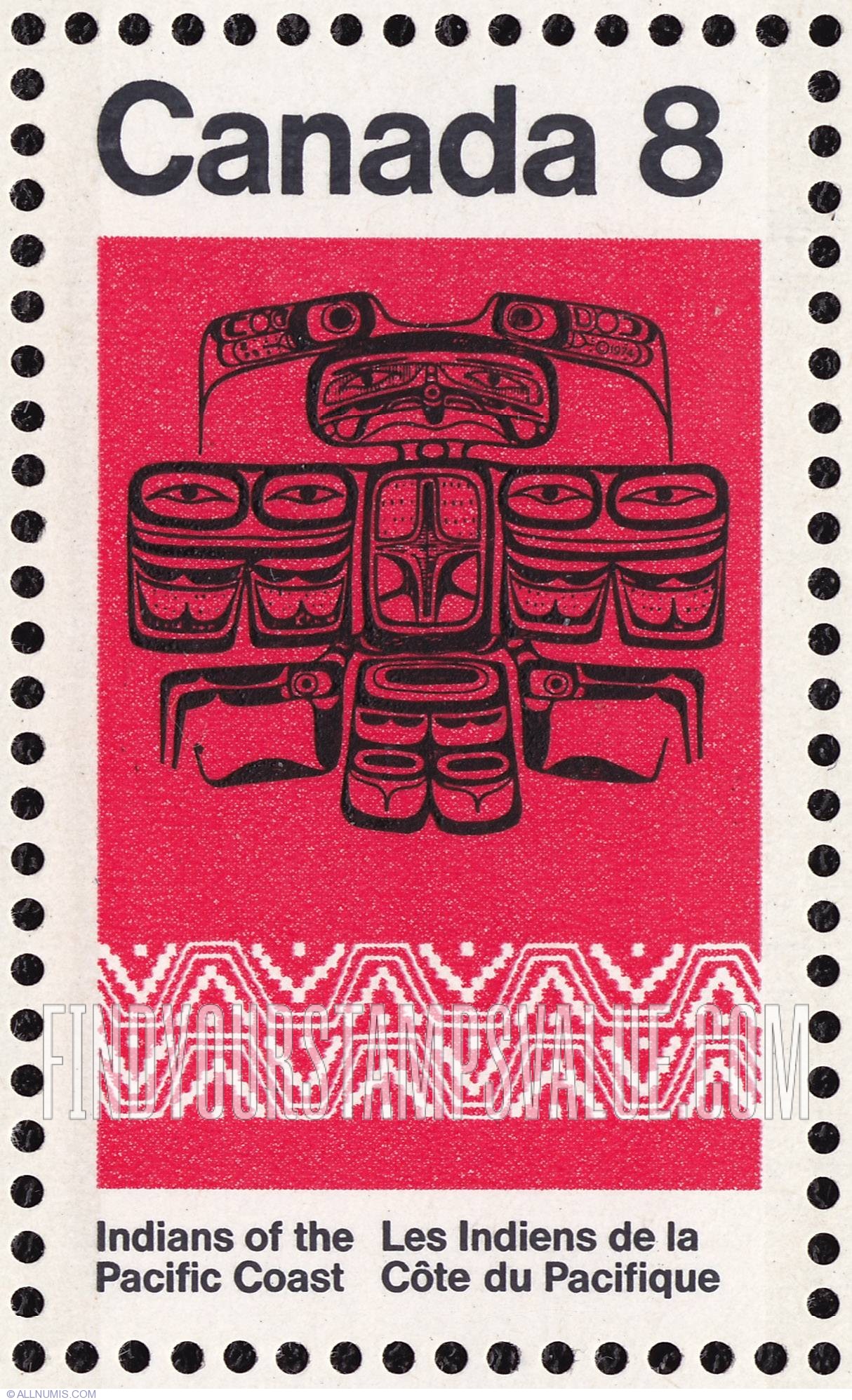 FindYourStampsValue: Thunderbird from Kwakiutl house