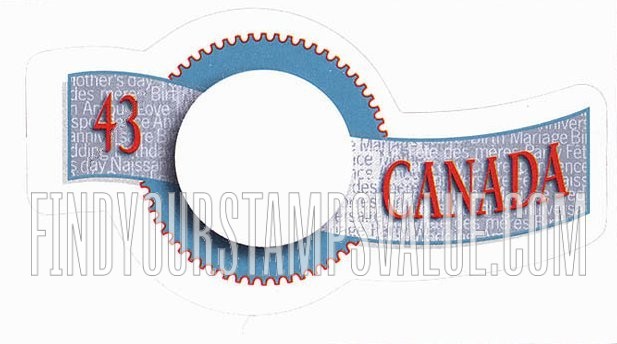 FindYourStampsValue: Greetings: “Canada” at right