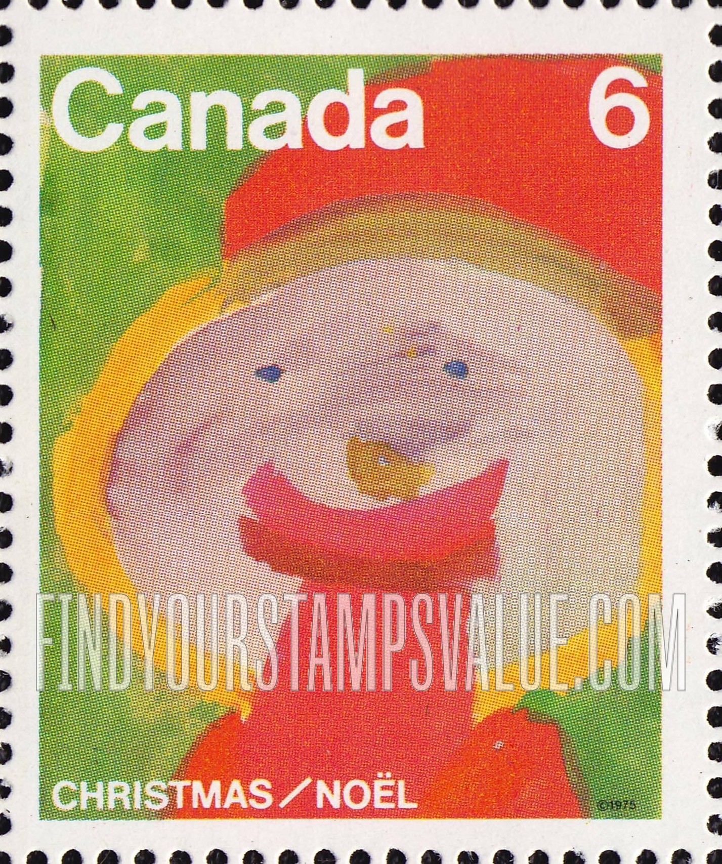 FindYourStampsValue: Christmas: Santa Claus
