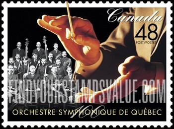 FindYourStampsValue: Quebec Symphony Orchestra, Centennal