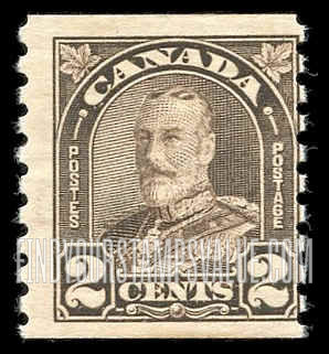 FindYourStampsValue: Coil Stamps: King George V