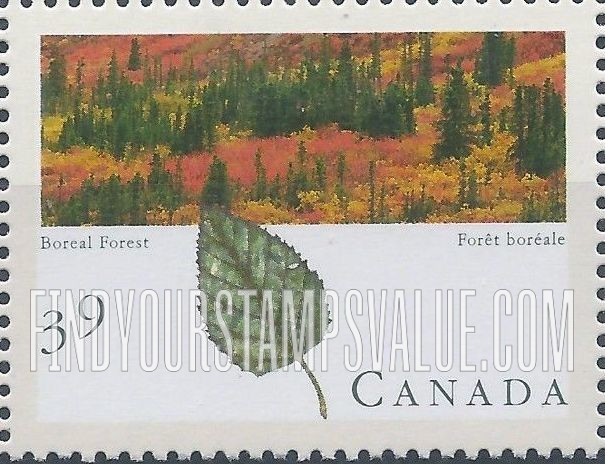 FindYourStampsValue: Canadian Forests: Boreal