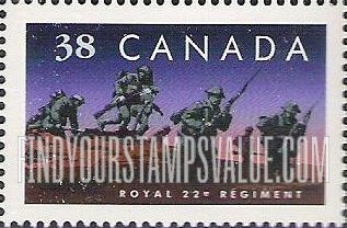 FindYourStampsValue: Royal 22nd Regiment