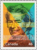 FindYourStampsValue: Entertainers: Félix Leclerc (1914-88), singer, guitarist