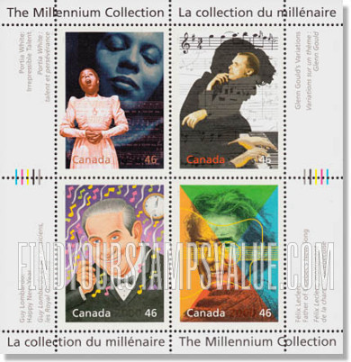 FindYourStampsValue: Millennium: Entertainers