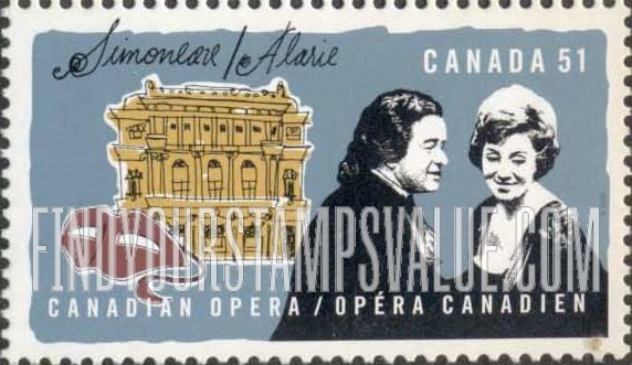 FindYourStampsValue: Opera Singers: Léopold Simoneau (1916-2006) and Pierrette Alarie.