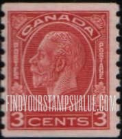 FindYourStampsValue: Coil Stamps: George V Type of 1932