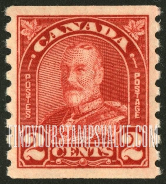 FindYourStampsValue: Coil Stamps: King George V