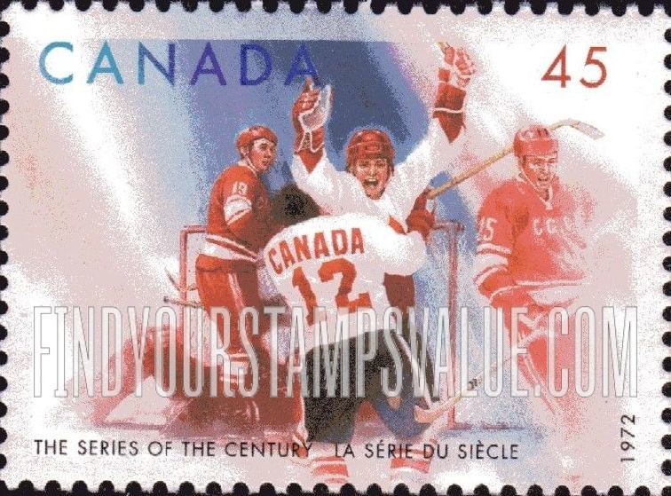 FindYourStampsValue: Canada-USSR Ice Hockey “Series of the Century”