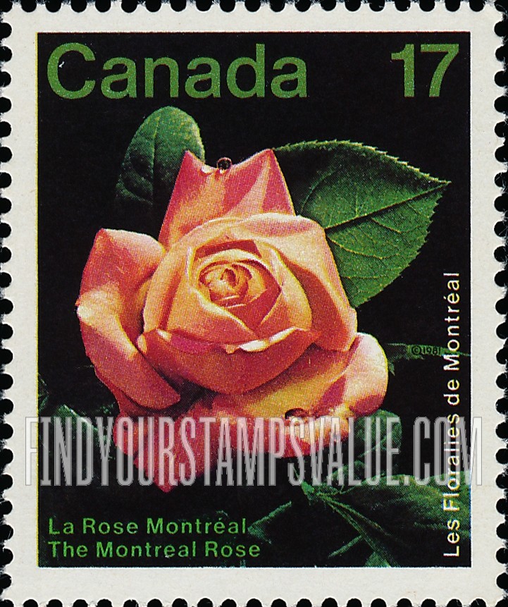 FindYourStampsValue: Montreal Rose