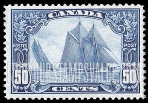 FindYourStampsValue: Schooner “Bluenose”