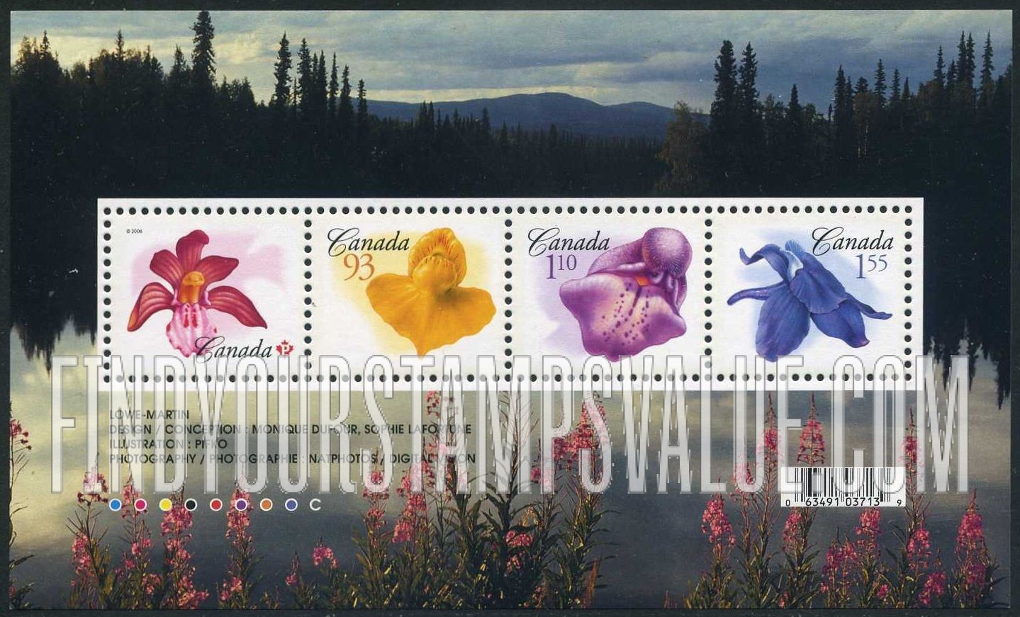 FindYourStampsValue: Flower Definitives