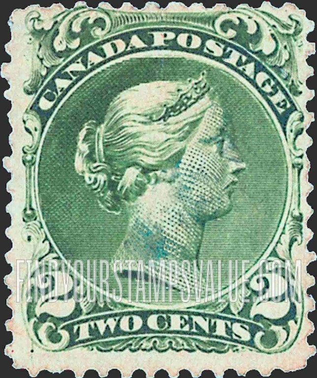 FindYourStampsValue: Dominion of Canada: Queen Victoria