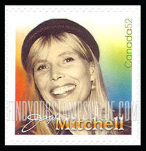 FindYourStampsValue: Popular Singers: Joni Mitchell
