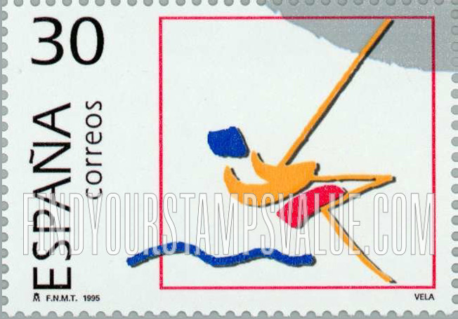 FindYourStampsValue: Olympic Venue Type of 1994: Sailing