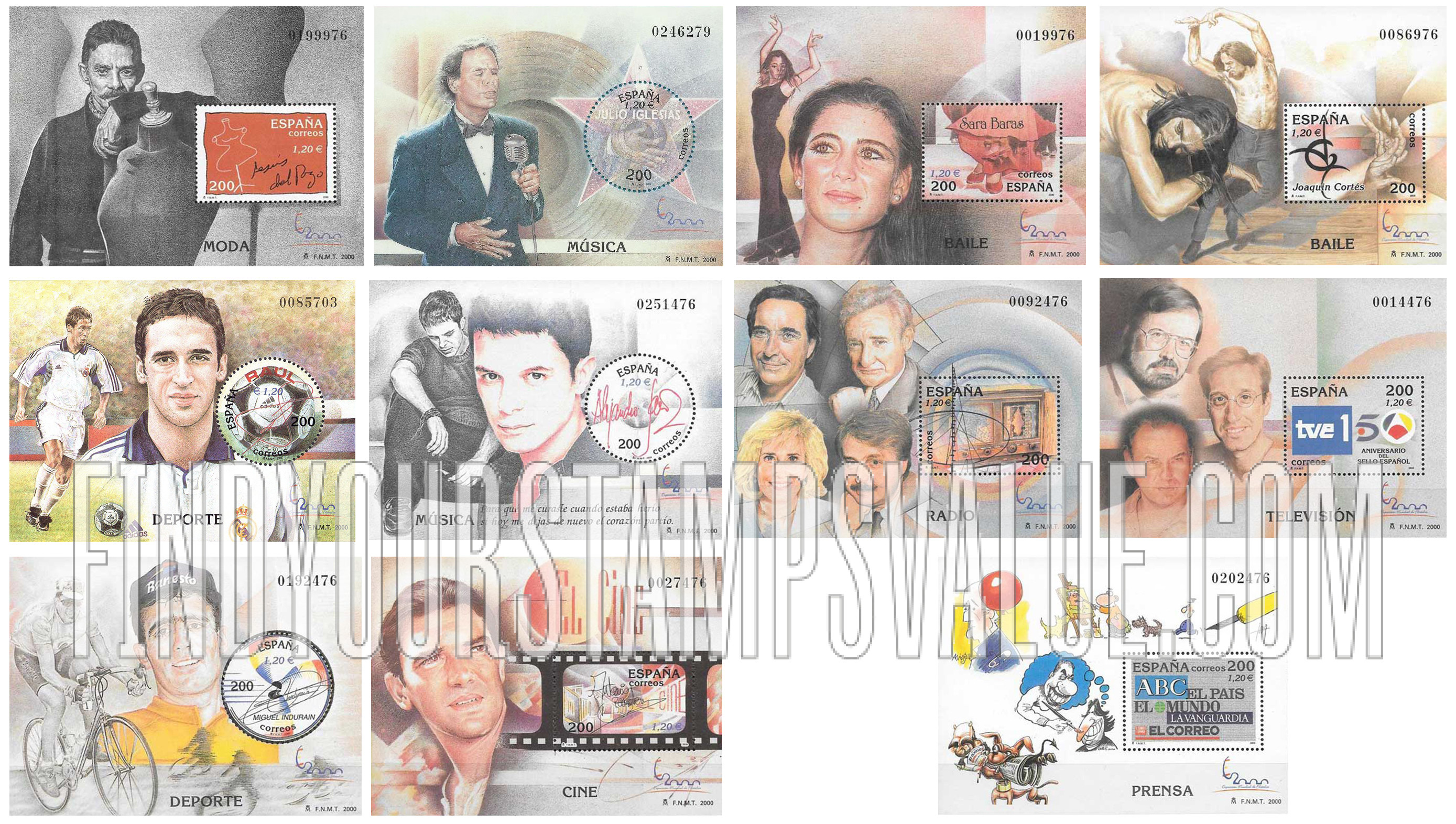 FindYourStampsValue: España 2000 International Philatelic Exhibition