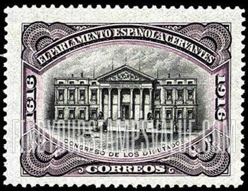 FindYourStampsValue: Official: Cervantes, Chamber of Deputies