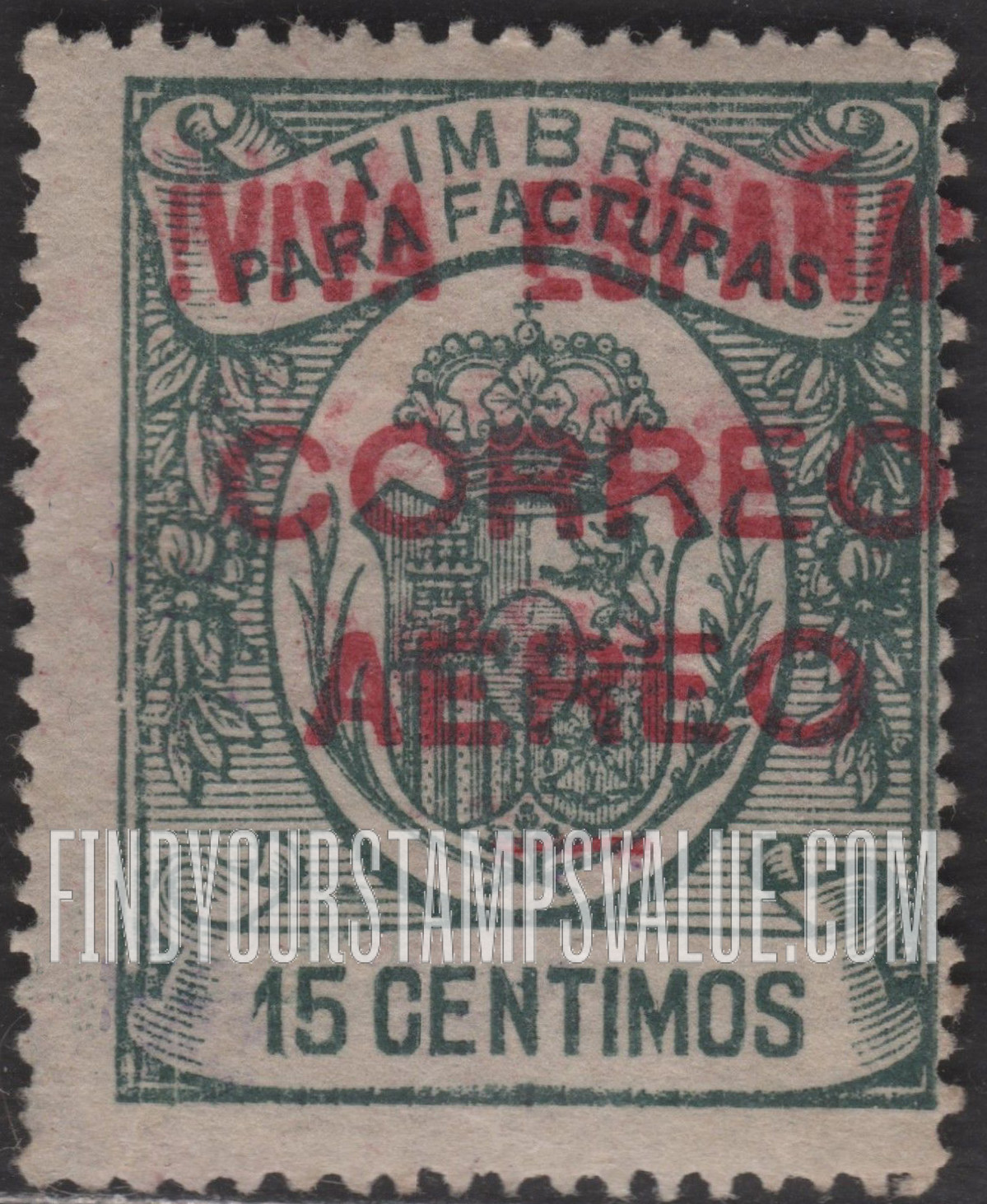 FindYourStampsValue: Revolutionary Overprints, Nationalist (Revolutionary) Forces, Burgos Air Post