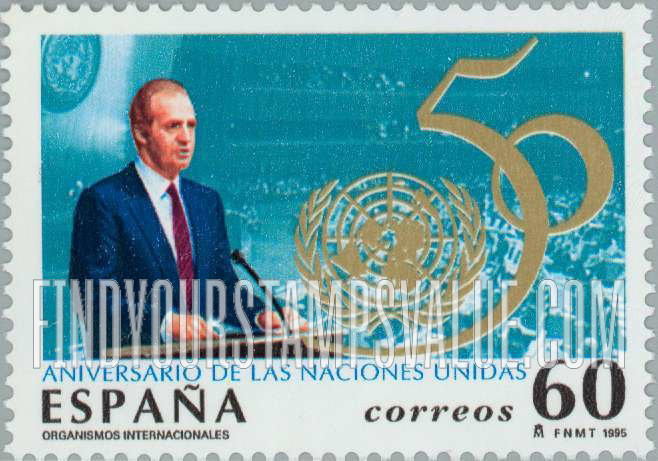 FindYourStampsValue: UN, 50th Anniversary