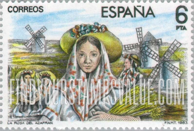 FindYourStampsValue: Scene from La Rosa del Azafran