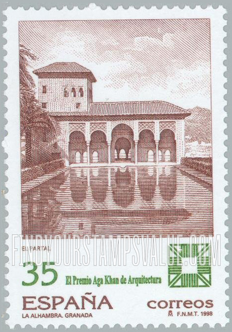 FindYourStampsValue: Aga Khan Architecture Award, Alhambra of Granada