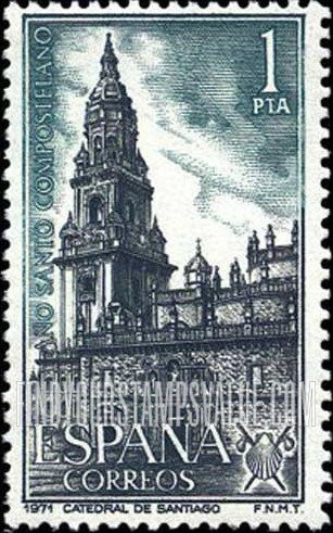 FindYourStampsValue: Santiago Cathedral