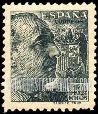 FindYourStampsValue: Gen. Francisco Franco