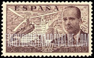FindYourStampsValue: Air Post: Juan de la Cierva and his Autogiro over Madrid