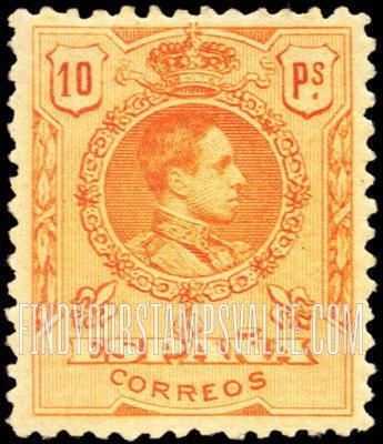 FindYourStampsValue: Alfonso XIII