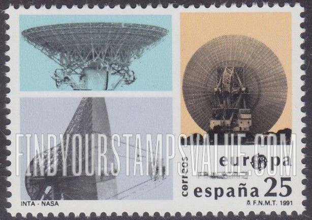 FindYourStampsValue: Europa: INTA-NASA ground station