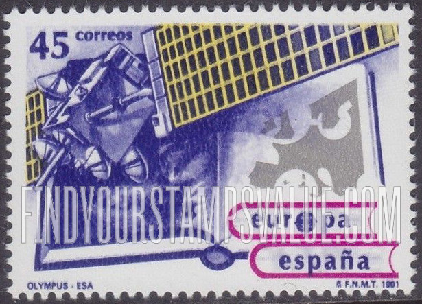 FindYourStampsValue: Europa: Olympus I satellite