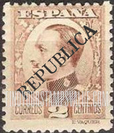 FindYourStampsValue: Second Barcelona Issue: King Alfonso XIII