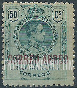 FindYourStampsValue: Air Post: Alfonso XIII