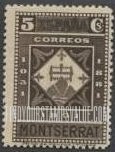 FindYourStampsValue: Symbolical of Montserrat Cut With a Saw