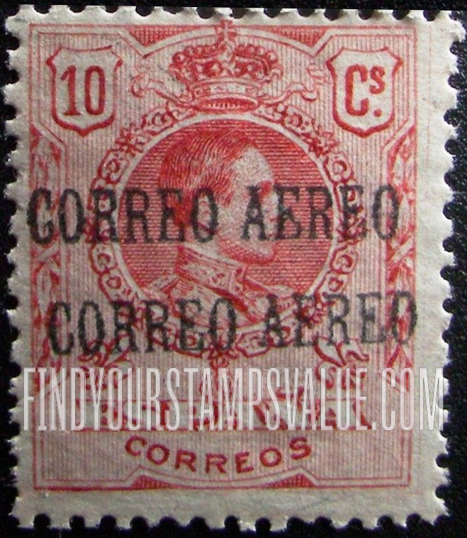 FindYourStampsValue: Air Post: Alfonso XIII