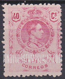 FindYourStampsValue: Alfonso XIII