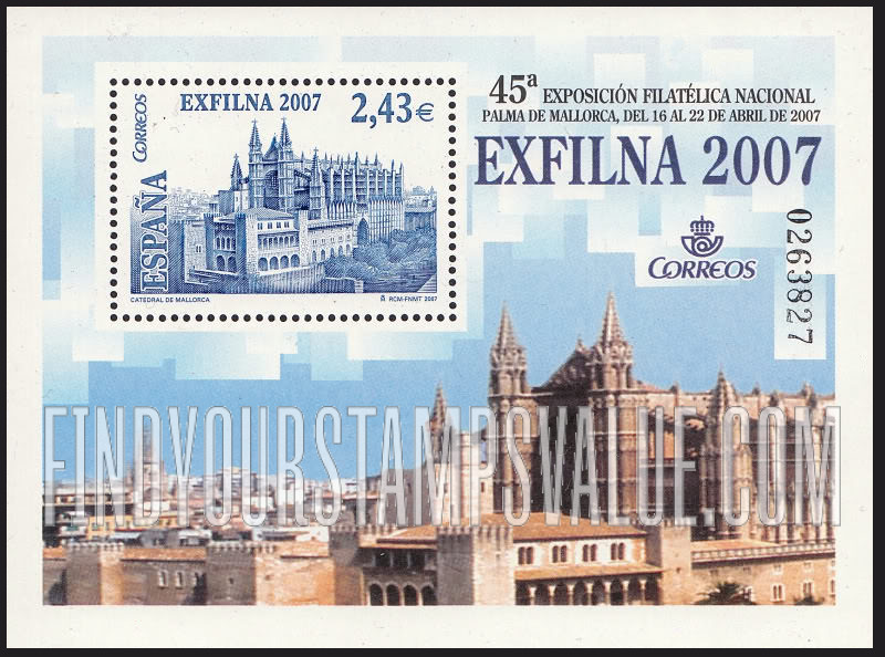 FindYourStampsValue: Mallorca Cathedral