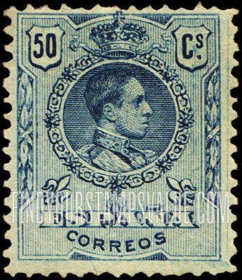 FindYourStampsValue: Alfonso XIII