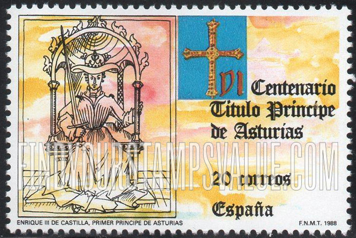 FindYourStampsValue: Henry III of Castile, 1st Prince of Asturias