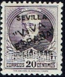 FindYourStampsValue: Revolutionary Overprints, Nationalist (Revolutionary) Forces, Seville: Francisco Pi y Margall