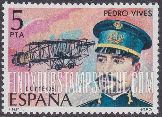 FindYourStampsValue: Pedro Vives and His Airplane