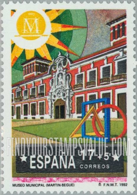 FindYourStampsValue: Semi-Postal: Madrid, European City of Culture, Municipal Museum